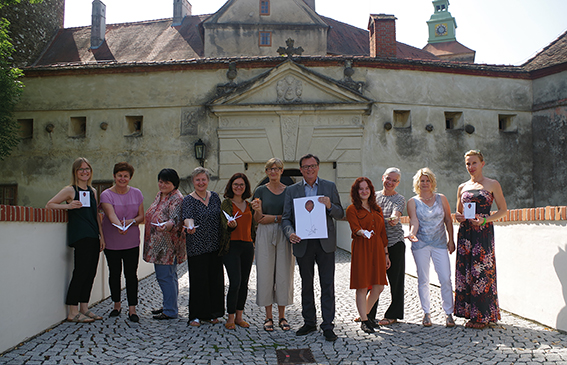 ASPR Team in front of the Castle Schlaining