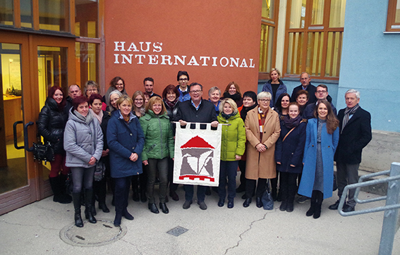 ASPR Team in front of the Haus International