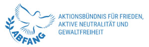Logo Aktionsbuendniss fuer Frieden, aktive Neutralitaet und Gewaltfreiheit - AbFaNG