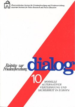 Cover Beitrag zur Friedensforschung - Dialog 10