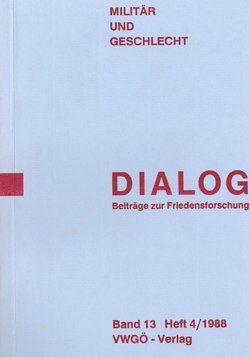 Cover Beitrag zur Friedensforschung - Dialog 13