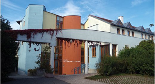 Entrance Haus International in Schlaining