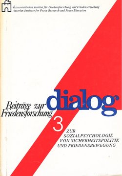Cover Beitrag zur Friedensforschung - Dialog 3