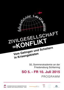 Sommerakademie 2015 - Das Programm